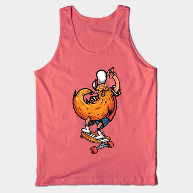 Hipster skater Tank Top by redwane